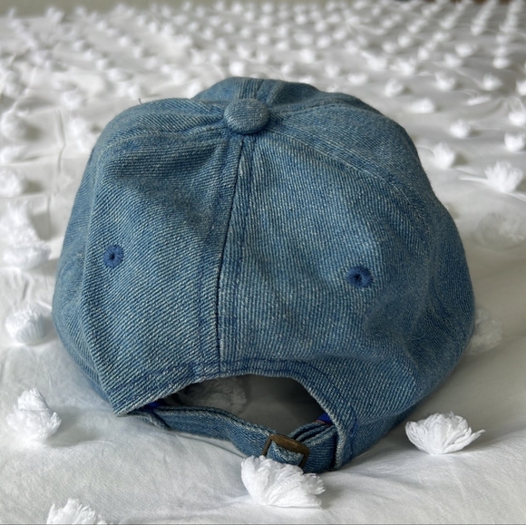 Vintage Kermit the Frog Tea Drinking Hat Denim - Picture 2 of 3